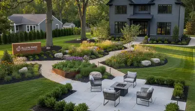 Landscaping service in Detroit, MI for lawn care, yard cleanup, and outdoor property maintenance