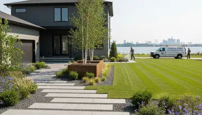 Landscaping services in Detroit, MI for residential and commercial properties