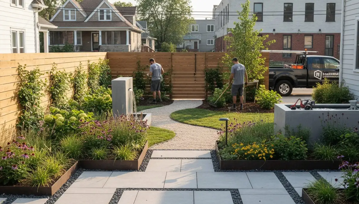 Detroit, MI landscaping service for residential and commercial outdoor property maintenance