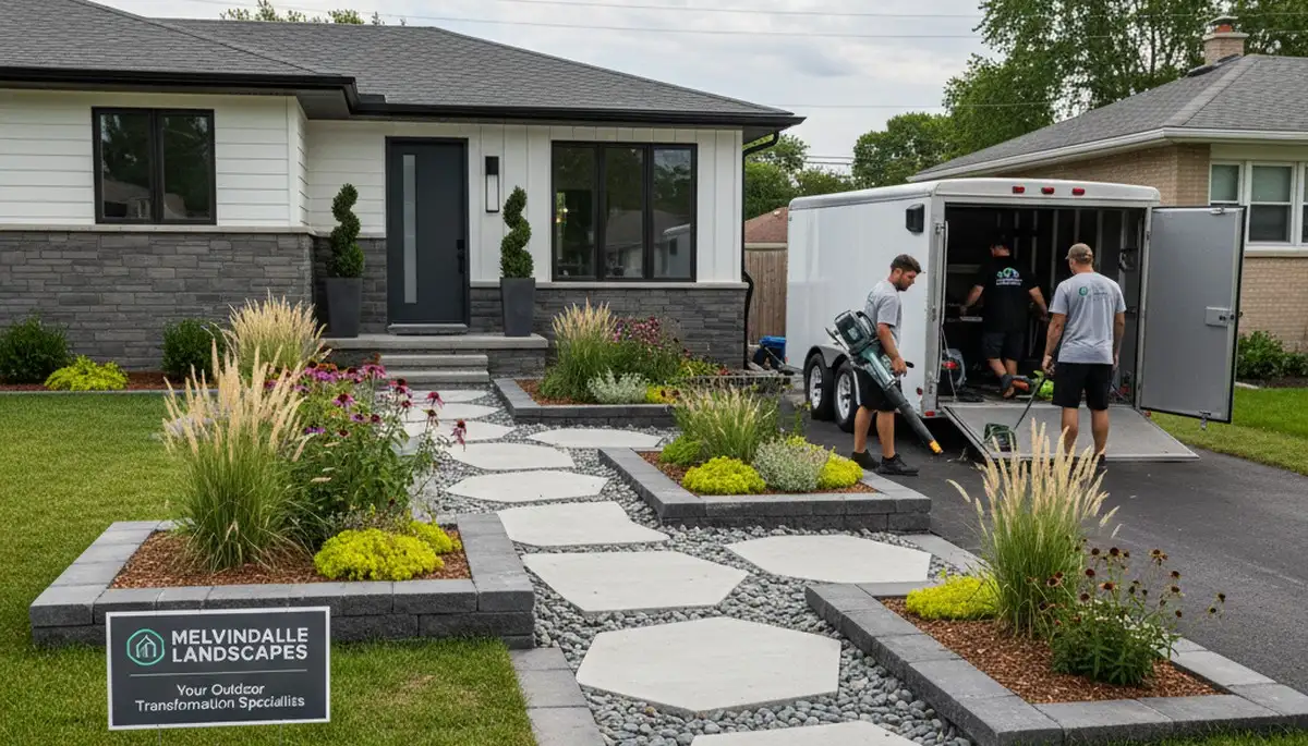 Landscape crew providing professional landscaping services in Detroit, MI