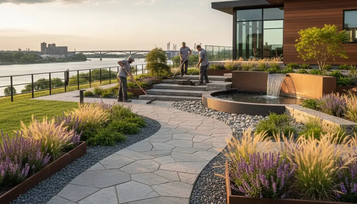 Landscaping service in Detroit, MI for residential and commercial outdoor property care