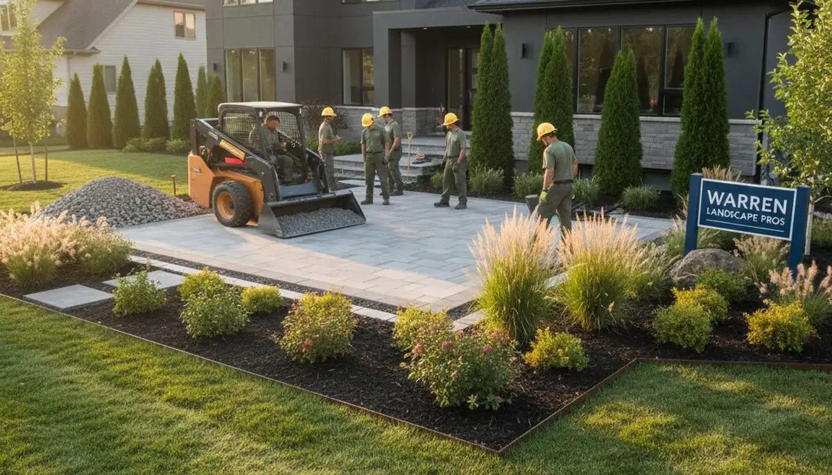 Landscaping service in Detroit, MI for lawn care and outdoor property maintenance